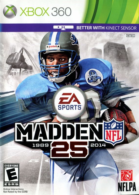 Madden NFL 25 box art for Xbox 360